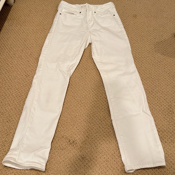 White Levi Jeans - Picture 1 of 4